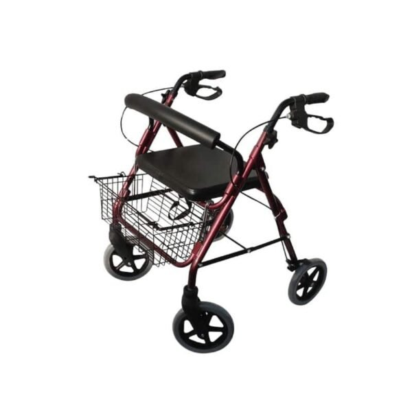 Andador Rollator De 4 Ruedas Y Asiento